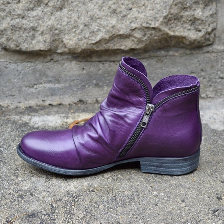 Bottines montantes zippées | Style urbain