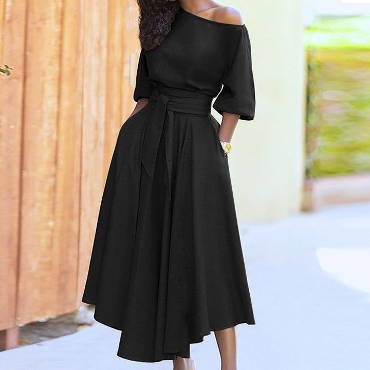 Robe midi évasée femme | Élégance estivale