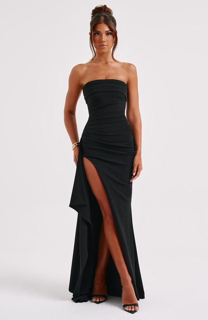 Robe bustier asymétrique | Silhouette sculptée et allure sophistiquée