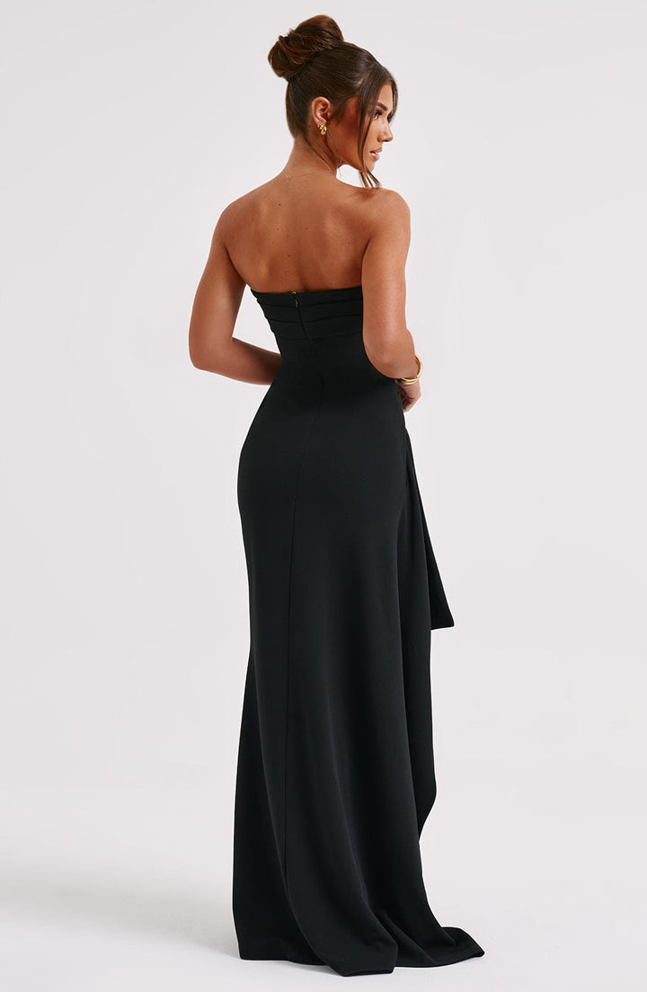 Robe bustier asymétrique | Silhouette sculptée et allure sophistiquée