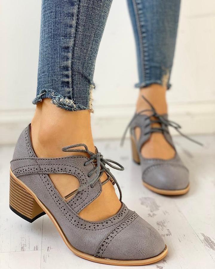 Chaussures à lacets | Confort et style rétro
